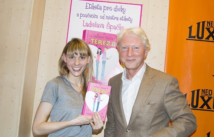 Ladislav Špaček a Šárka Vaculíková pokřtili v Paláci knih Terezu