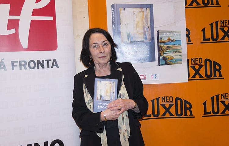 Marta Davouze představila svoji novou knihu Zrcadlení