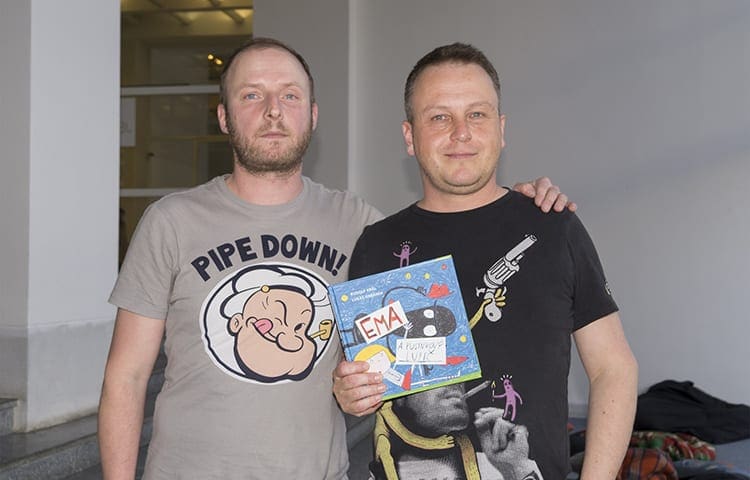 Křest knihy Ema a pusinkový lupič byl plný sladkostí i bubáků