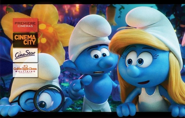 Dětské předpremiérové projekce animáku Šmoulové: Zapomenutá vesnice v multikinech