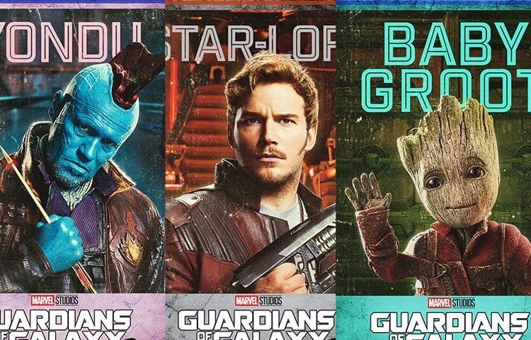 Star-Lord, Baby Groot, Ego a další na 10 plakátech Strážci Galaxie Vol. 2