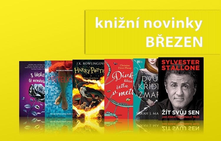 Tucet březnových knižních novinek od Albatros Media přinese lásku, dobrodružství i napětí