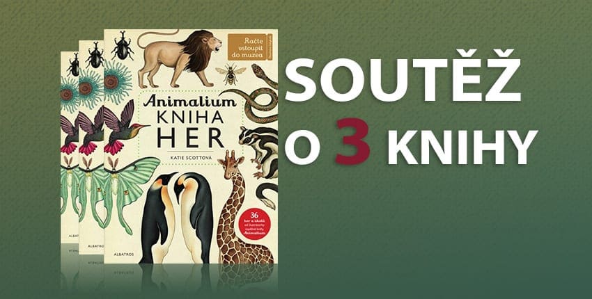 Zábavná soutěž o tři knihy Animalium – kniha her