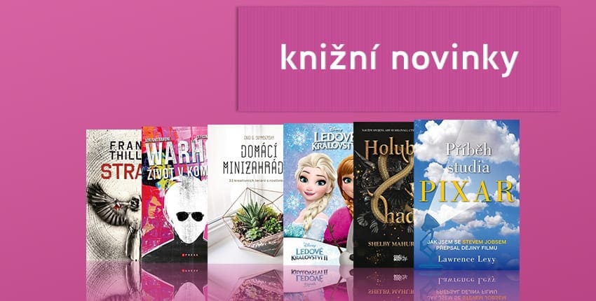 Knižní dubnové novinky nás vezmou do Ledového království a přiblíží studio Pixar