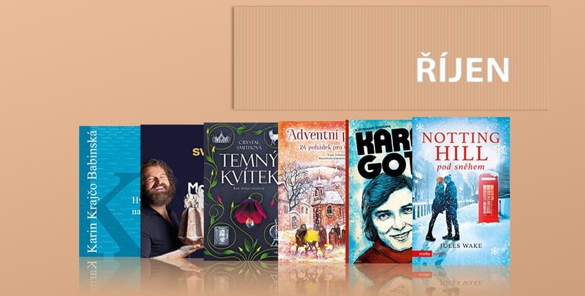 Říjnová knižní příprava na dlouhé podzimní večery i Vánoce