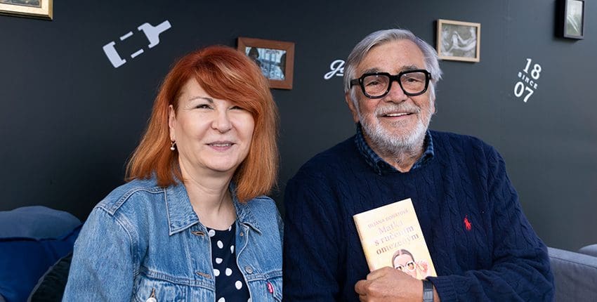Jiří Bartoška pokřtil knihu Matka s ručením omezeným spisovatelky Uljany Donátové