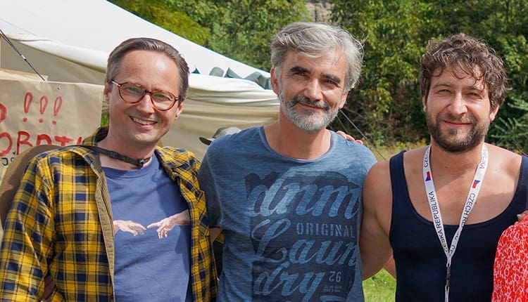 Marek Němec, Jaroslav Plesl a Martin Myšička o natáčení filmu Léto s Evženem