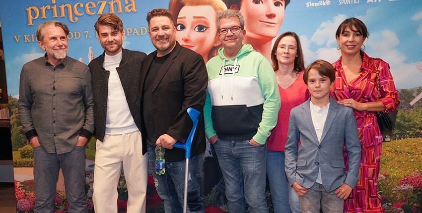 Na premiéru pohádky Pyšná princezna v moderním hávu dorazila i dcera původního představitele krále Miroslava