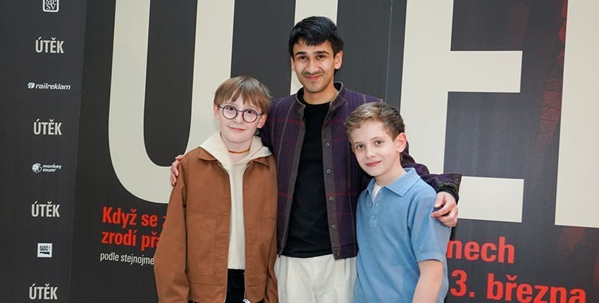 Premiéra filmu Útěk a Jakub Barták, Kristýna Kociánová, Kanwar Šulc či Roman Skamene