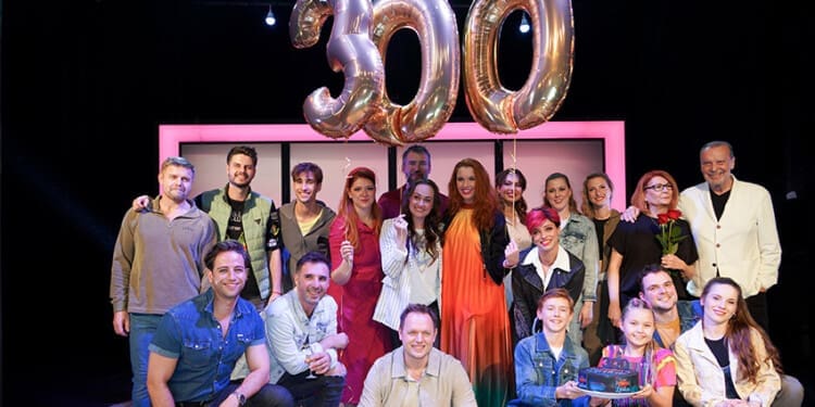 Muzikál Biograf láska oslavil 300. reprízu speciálním hostem