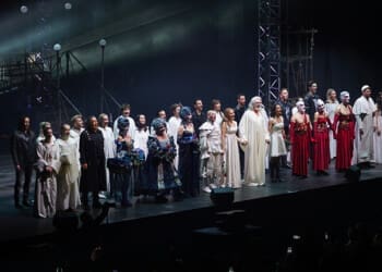 Daniel Hůlka jako Dracula, oslavy třicetiletého výročí vyvrcholily velkolepým představením