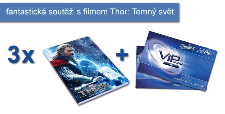 Fantastická soutěž s filmem Thor: Temný svět